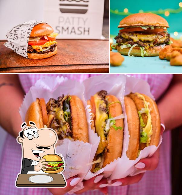 Hambúrguer em Patty Smash Burgers