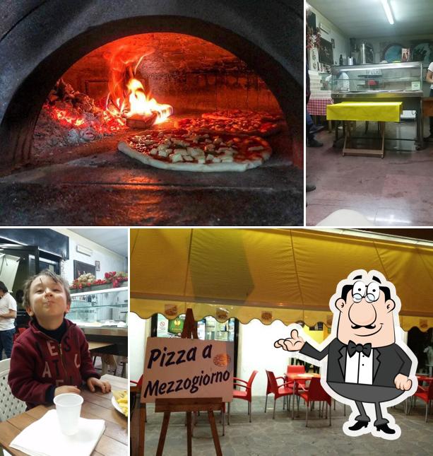 L'intérieur de La pizza da Felice