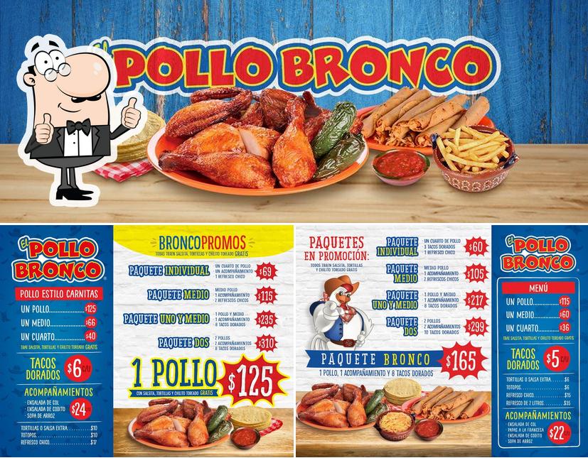 Restaurante El Pollo Bronco, San Pedro Tlaquepaque, Av 8 de Julio 766-local  8 - Carta del restaurante y opiniones