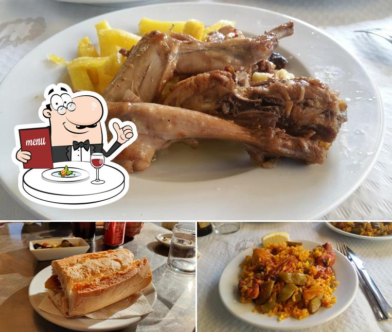 Еда в "Restaurante Casa Vicente"