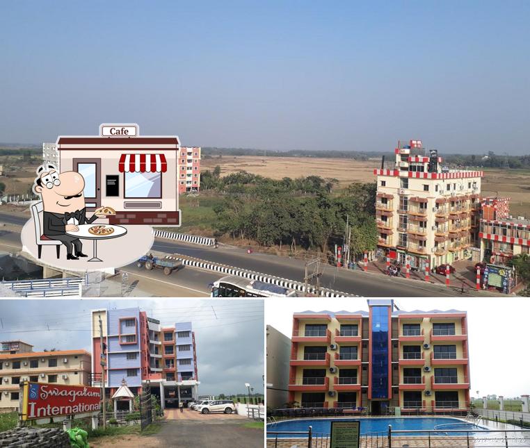 Enjoy the view at the outside area of Hotel Swagatam International (Tarapith)