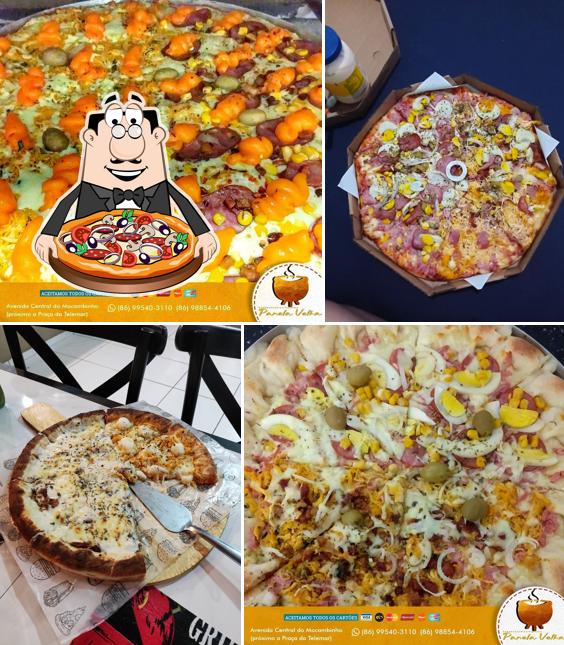 Peça diferentes estilos de pizza