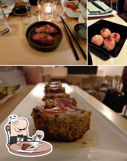 Prova i piatti di carne a OISHĪ Japanese Kitchen