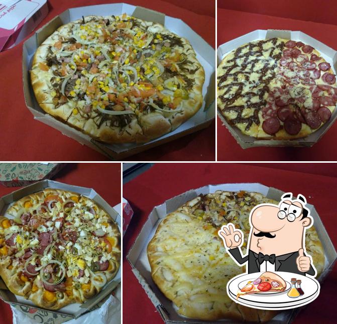 Experimente pizza no Pizzaria Mestra Luziânia GO