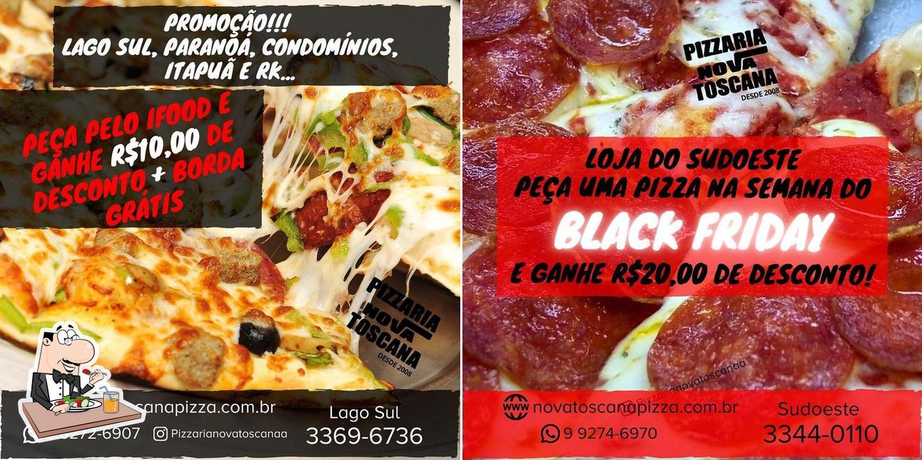 Comida em Nova Toscana Pizza