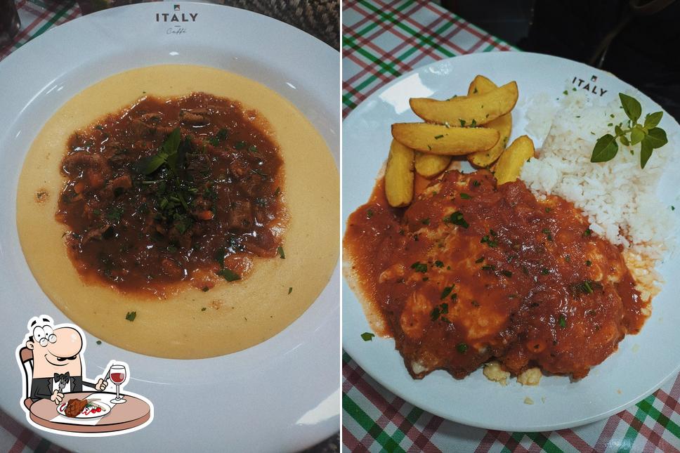 Order meat dishes at Italy Caffé Champagnat