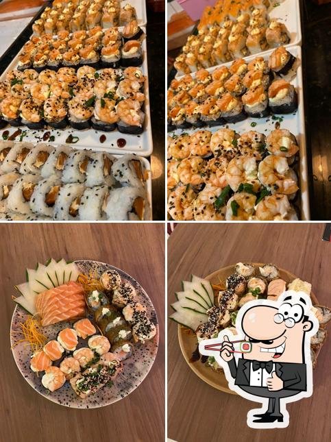 Experimente diversas opções de sushi