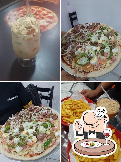 Comida em Baluarte Pizzaria e Eventos