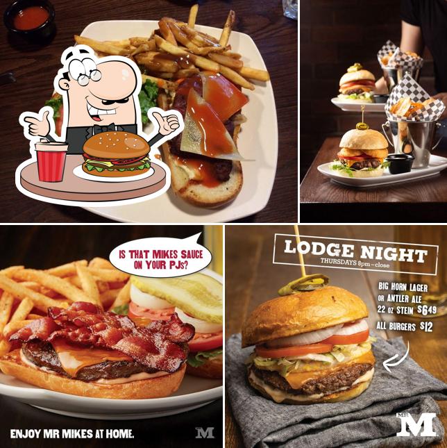 Les hamburgers de Mr. Mikes Casual Steakhouse will satisferont différents goûts