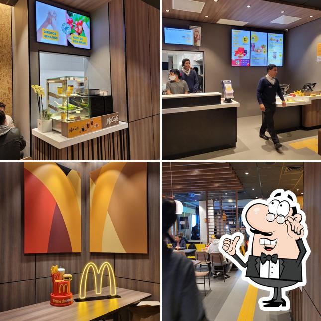 The interior of McDonald's