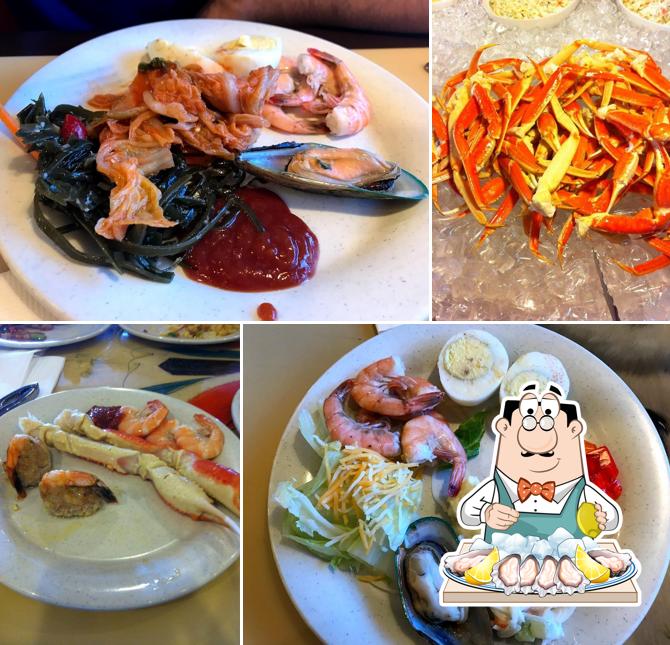 Try out seafood at New China Buffet