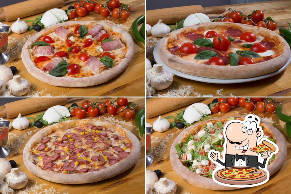 Get pizza at Pizzeria La Strada