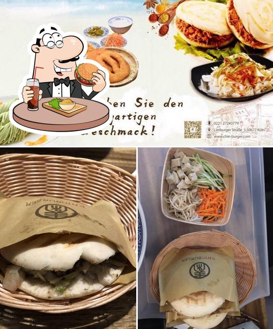 Prenez un hamburger à Chin Burger 秦堡