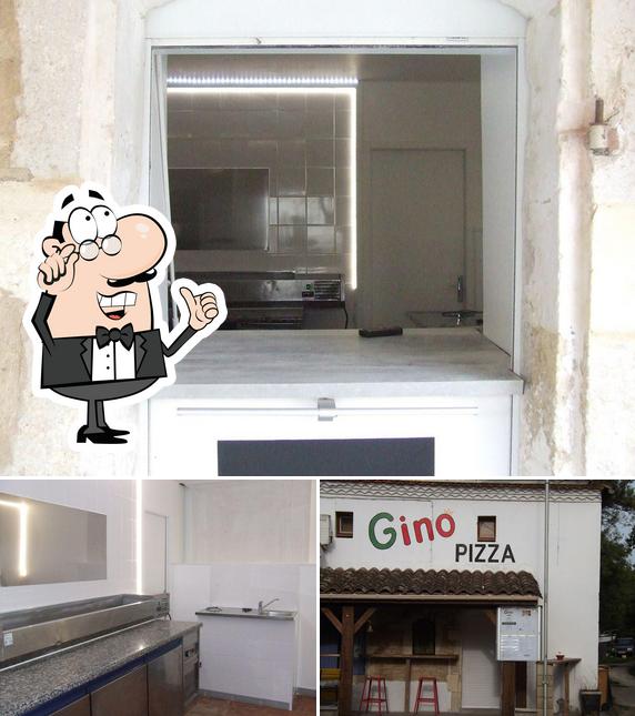 L'intérieur de Gino Pizza