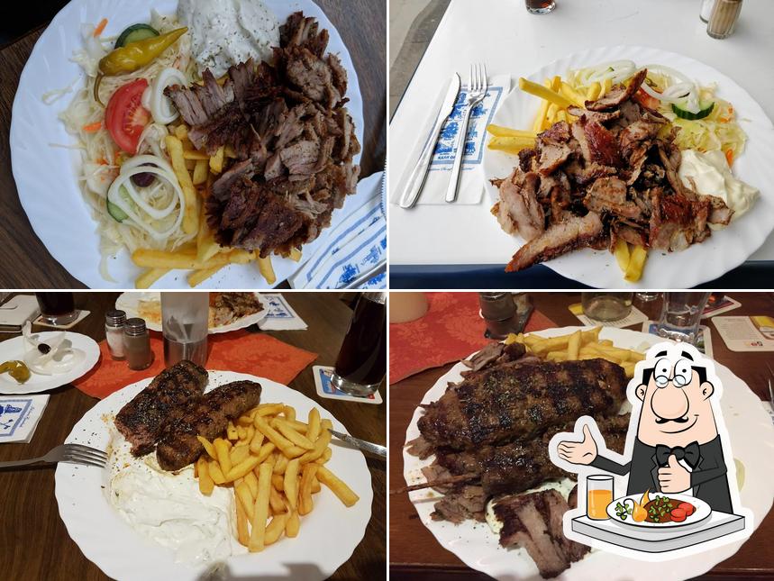 Nourriture à Corfu Grill