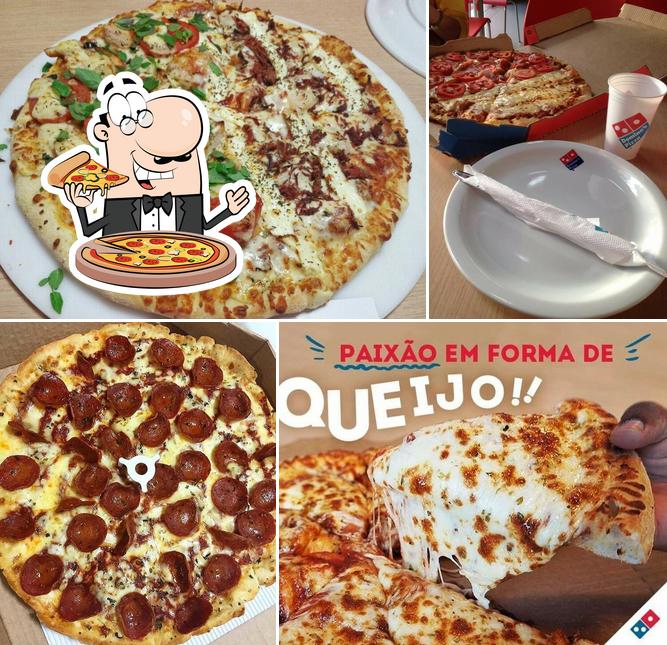 Experimente pizza no Domino's Pizza - Cabo Branco