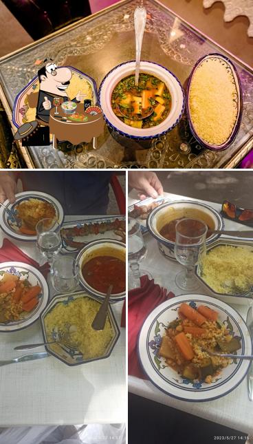 Couscous à Restaurant La Palmeraie - Spécialités Tunisiennes