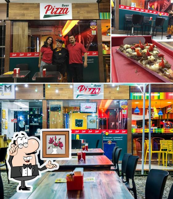 O interior do Beer Pizza