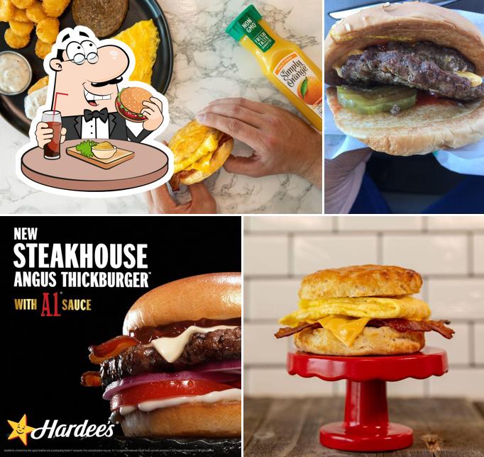 Get a burger at Hardee’s