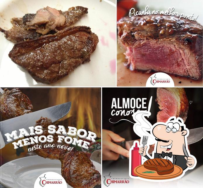 Prove refeições de carne no Churrascaria Chimarrão