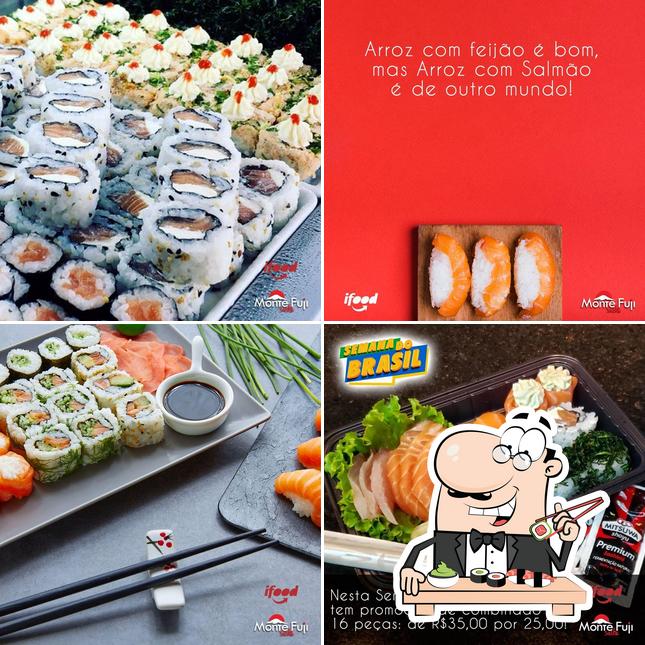 Escolha diversas opções de sushi