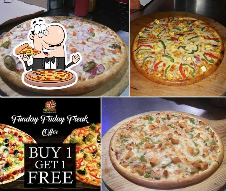 Try out pizza at The Pizza Bite