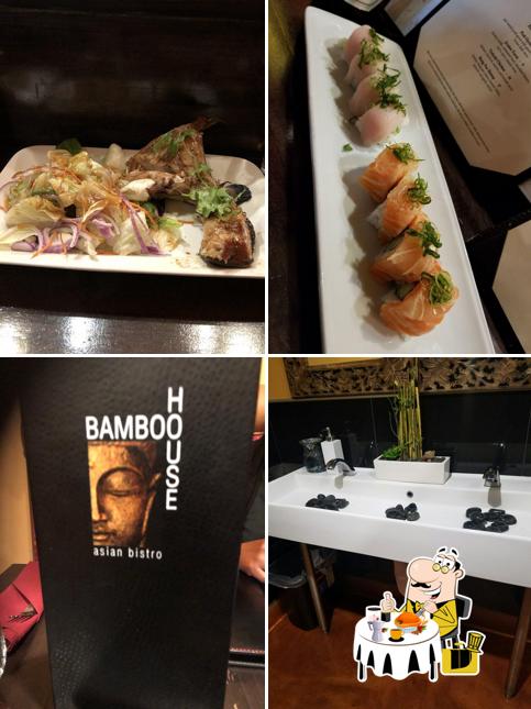 Food at Bamboo House Asian Bistro