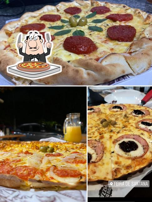 Escolha pizza no Vou de Pizza Feira de Santana