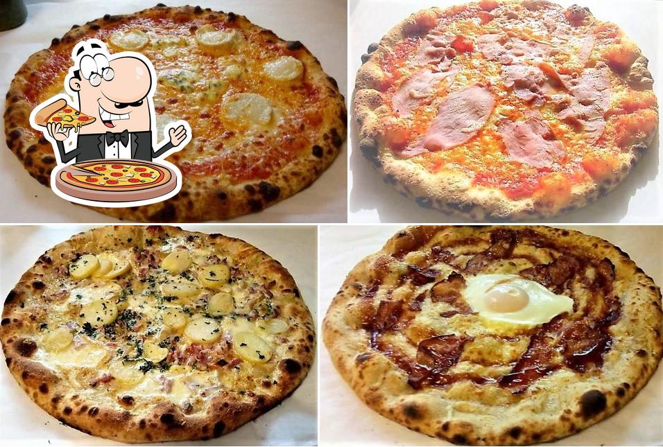 Essayez de nombreux types de pizzas