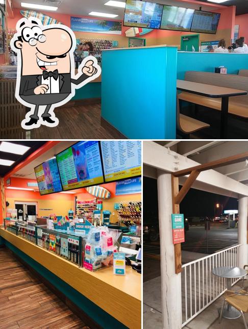 The interior of Bahama Buck's - Lubbock (50th Street)