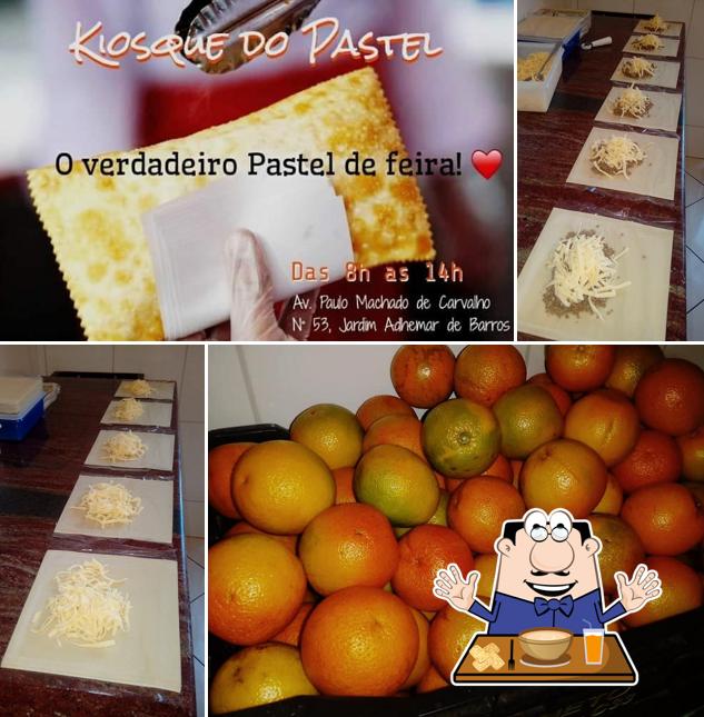 Comida em Kiosque do Pastel