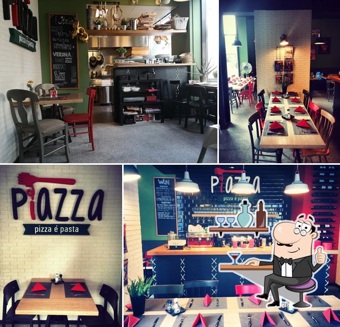 Die Inneneinrichtung von Piazza Pizza é Pasta