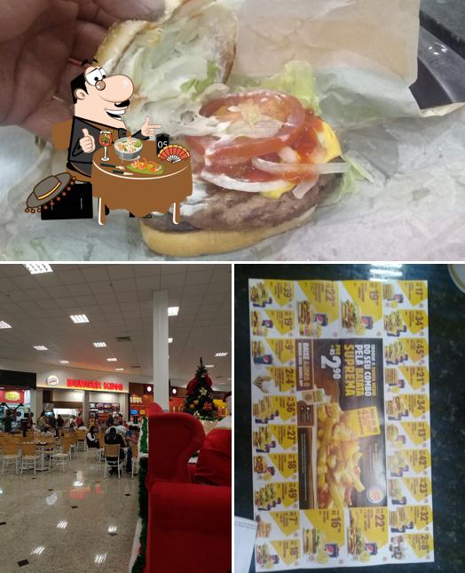 Comida em Burger King