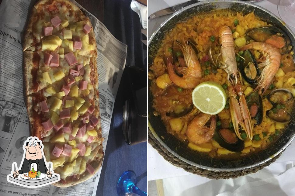 Еда в "Restaurante Laguna PUERTO MARINA"