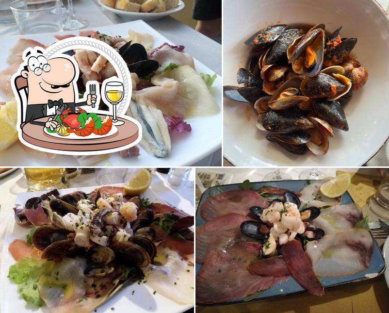 Commandez des fruits de mer à Osteria Delle 7 Pance