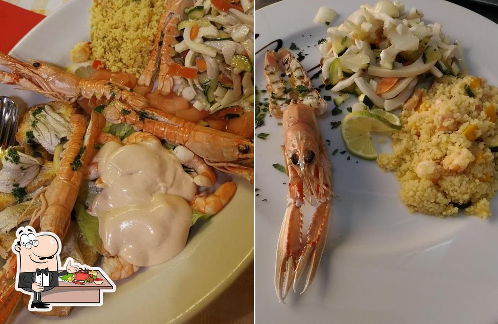 В "Pesce Pazzo" вы можете заказать разные блюда с морепродуктами