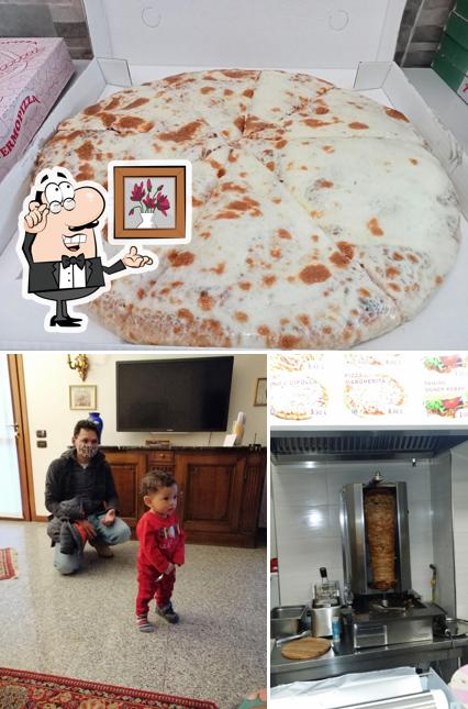 L’image de la intérieur et pizza concernant Santa Maria - Kebab pizza