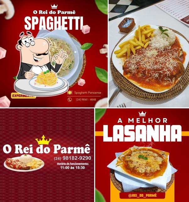 Espaguete carbonara em O Rei Do Parmê