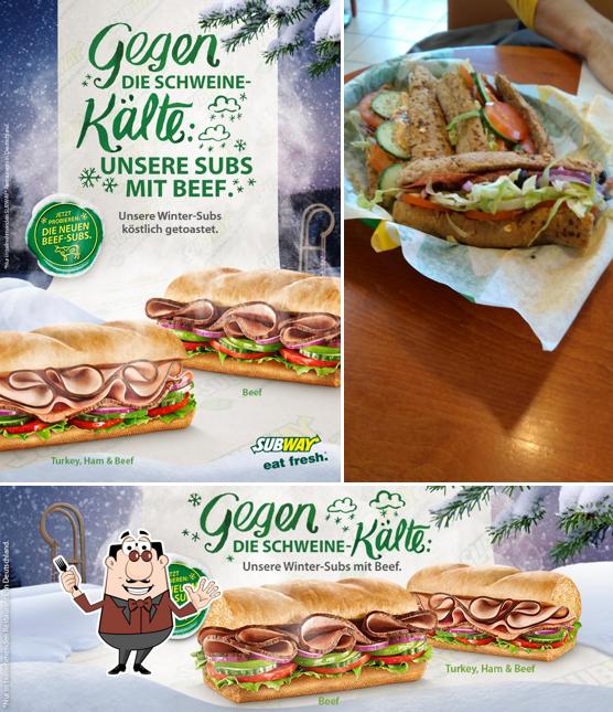 Nourriture à Subway