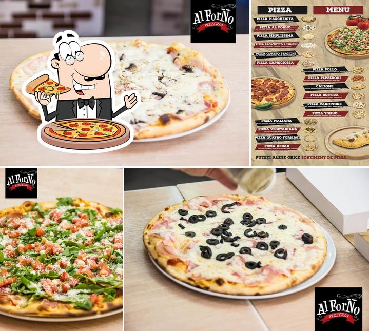 Choisissez des pizzas à Al Forno