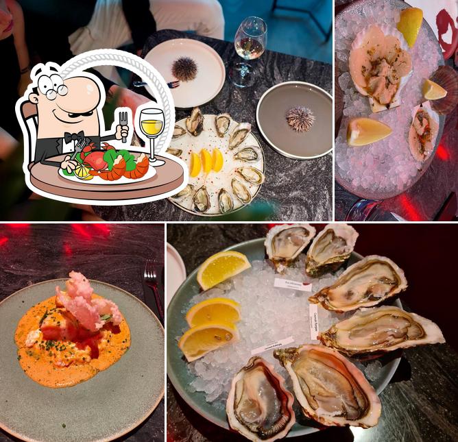 В "Lure Oysterbar" вы можете попробовать разнообразные блюда с морепродуктами