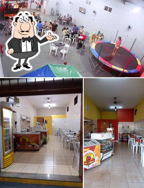 O interior do MISTER LANCHES SERTÃOZINHO