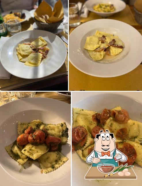 Ravioli al Trattoria Al Gran Sasso