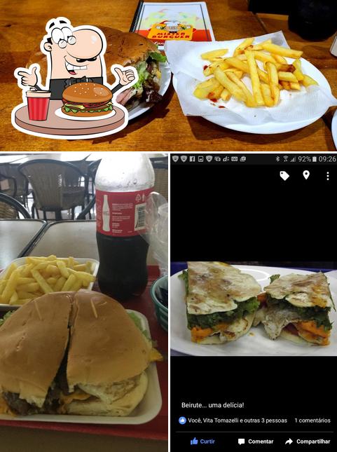 Consiga um hambúrguer no Mister Burguer