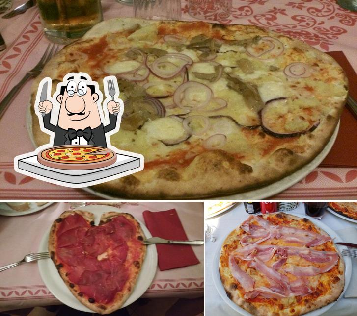 Essayez des pizzas à Bar Trattoria S.Anna