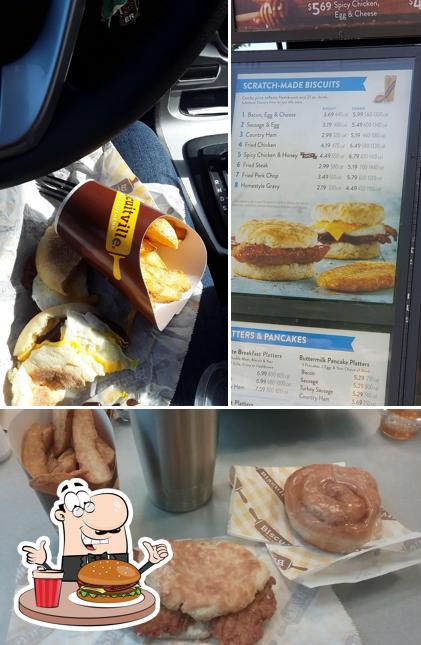 Try out a burger at Biscuitville