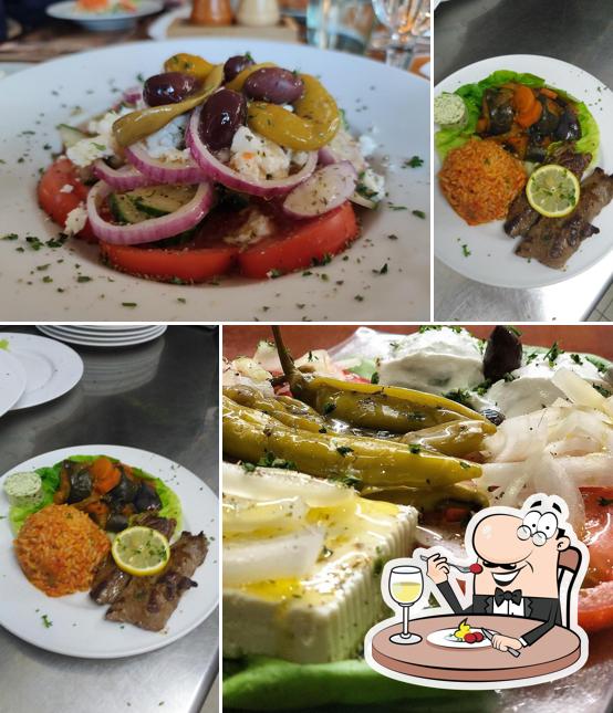 Food at Restaurant Delphi