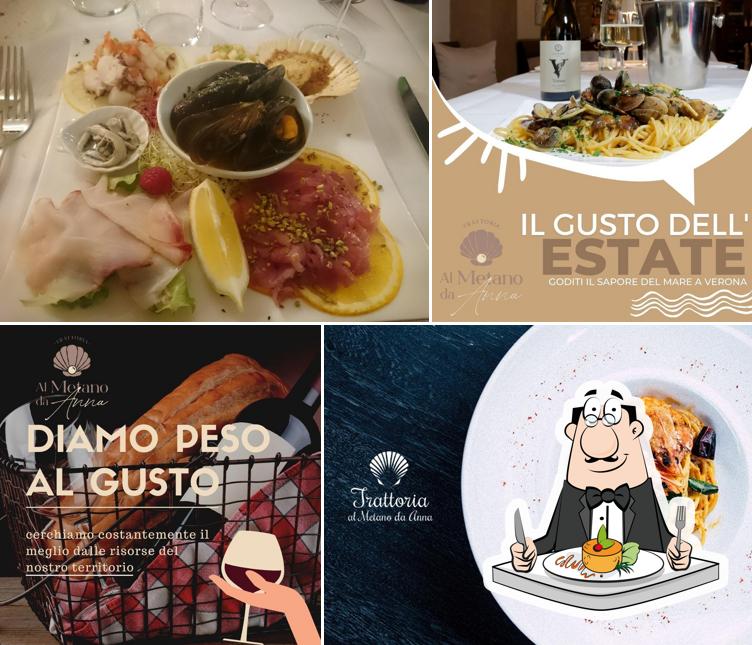 Cibo al Trattoria Al Metano da Anna