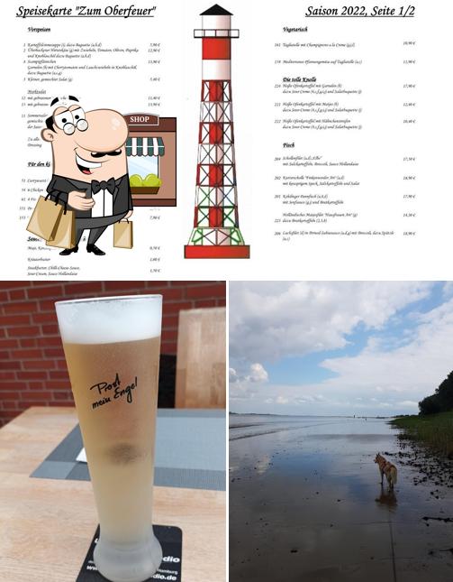 Parmi les différentes choses de la extérieur et la bière, une personne peut trouver sur Zum Oberfeuer