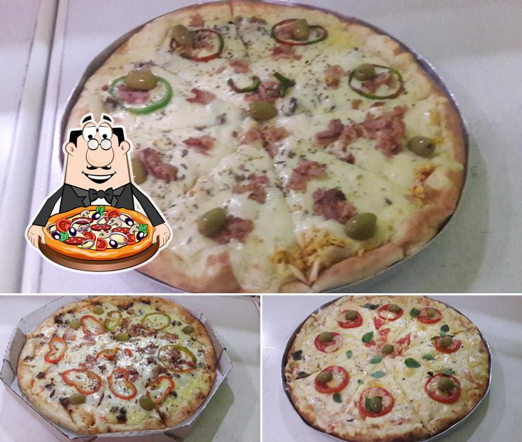 Peça diversos variedades de pizza